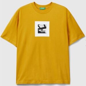 UNITED COLORS OF BENETTON…VINTAGE BOXY FIT T-SHIRT WITH PRINT